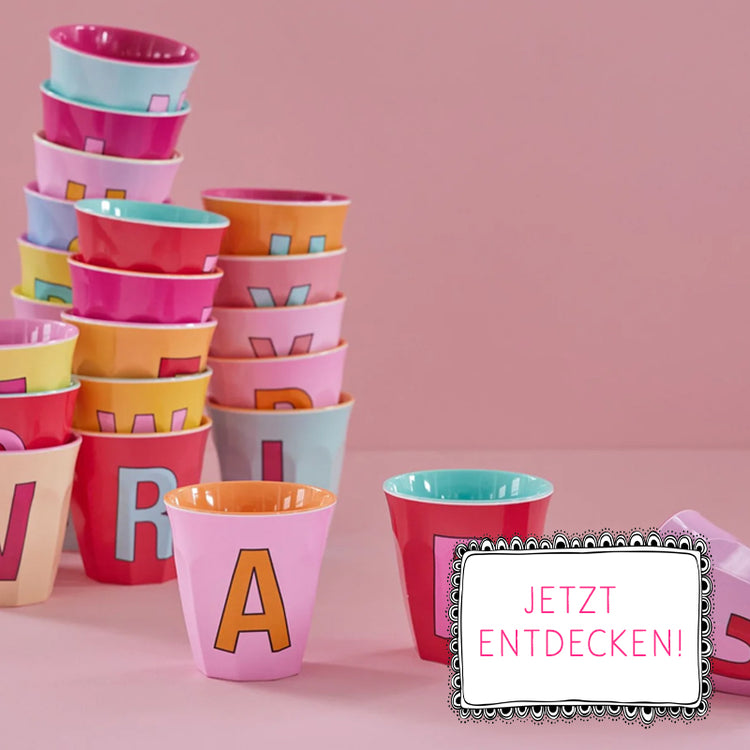 Rice Buchstabenbecher