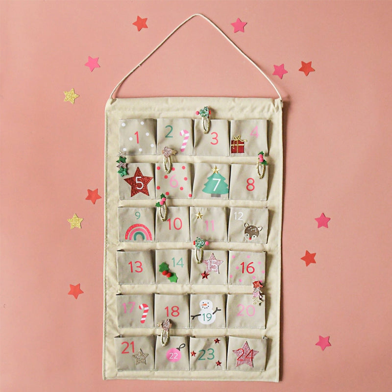 Adventskalender zum selber Befüllen "Jolly Christmas"