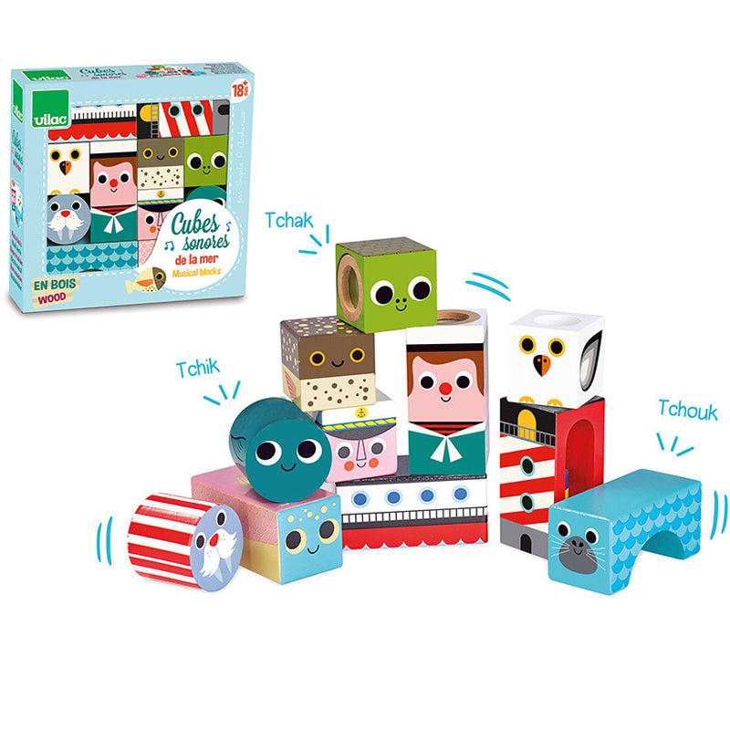 spannende Bauklötze "Meer", Holz