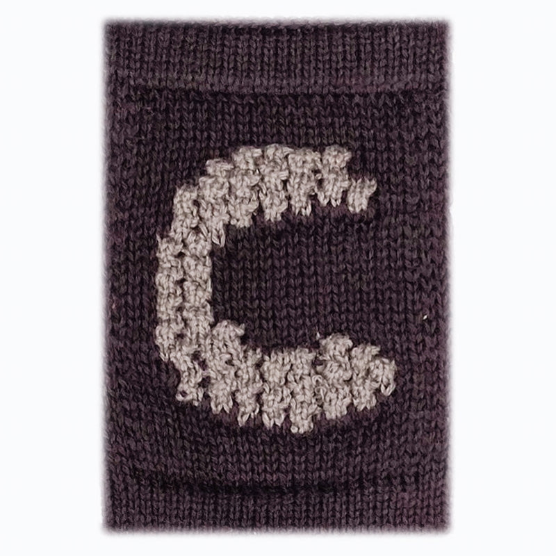 Buchstaben Girlande, beige-braun