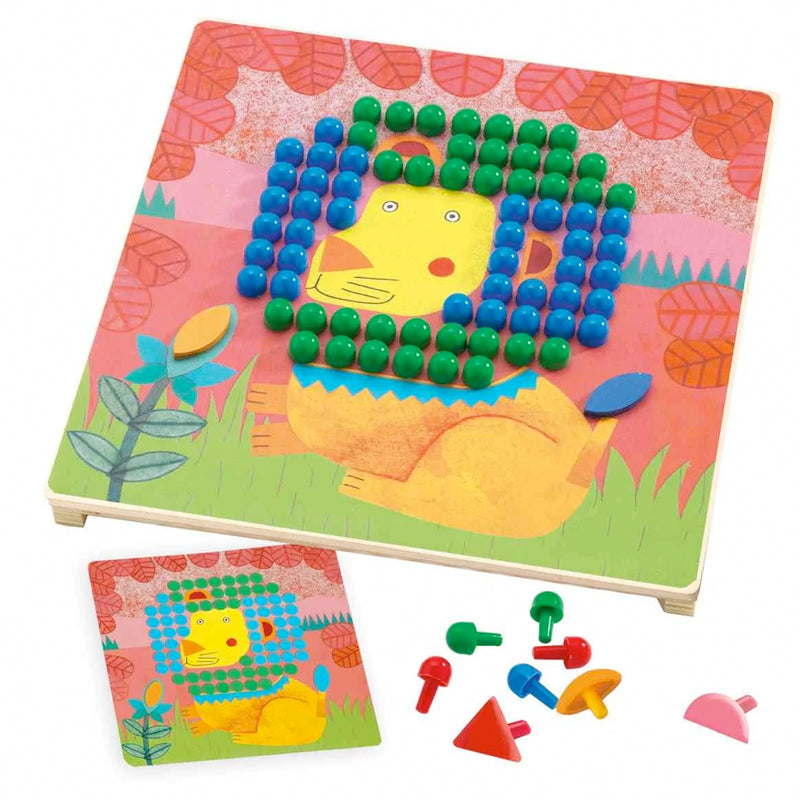 schönes Steckspiel "mosaico animo"