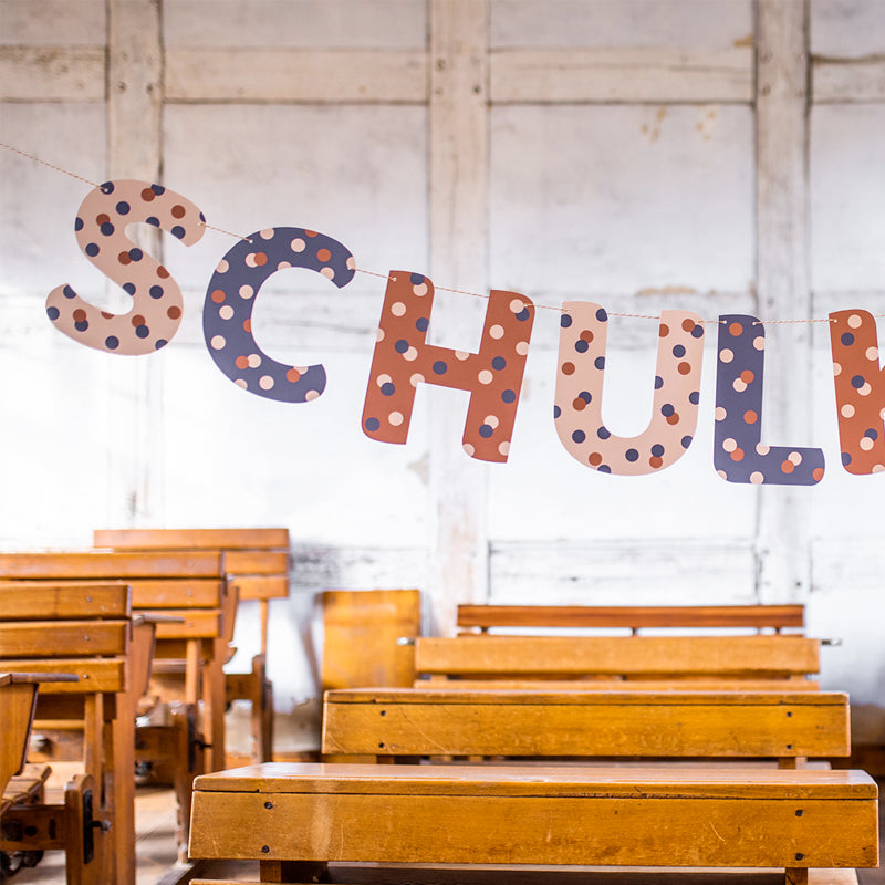 Girlande "Schulkind", Punkte