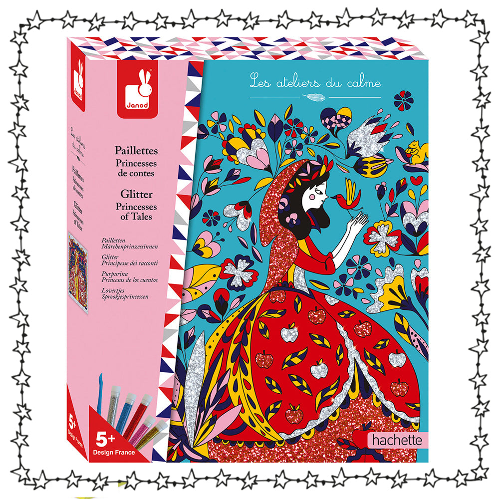 Glitzerbilder "Prinzessin", 5er Set