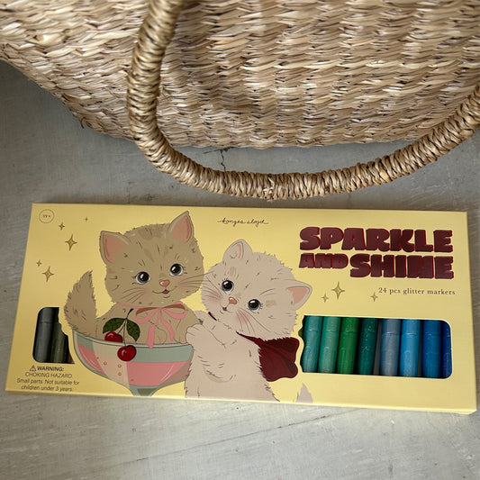 24 Glitter Marker von Konges Sløjd