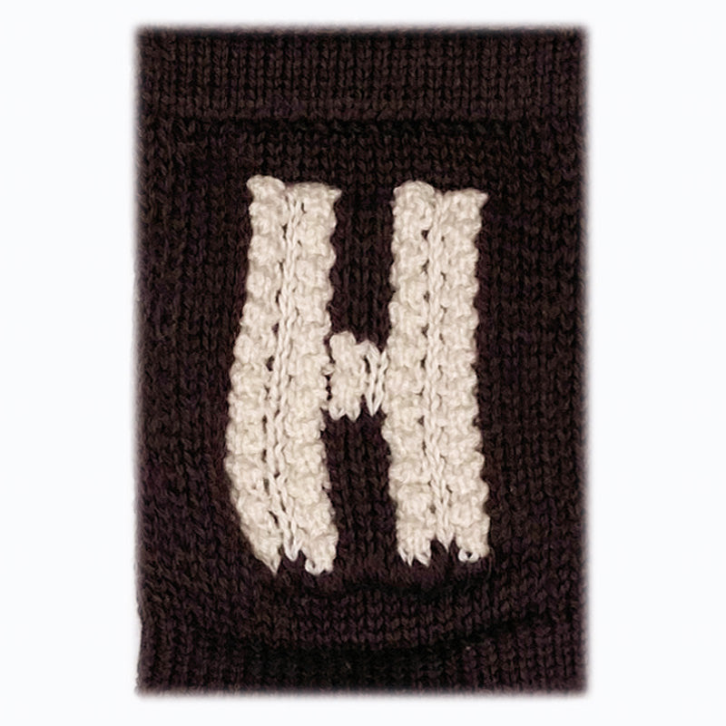 Buchstaben Girlande, beige-braun