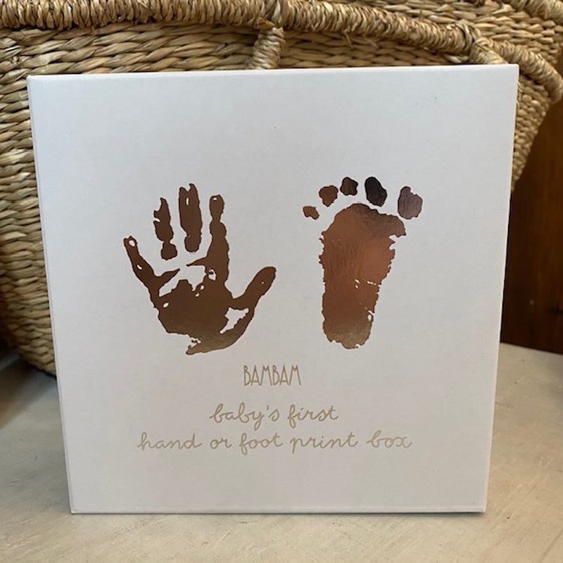 schönes Handabdruck- / Fußabdruck-Set