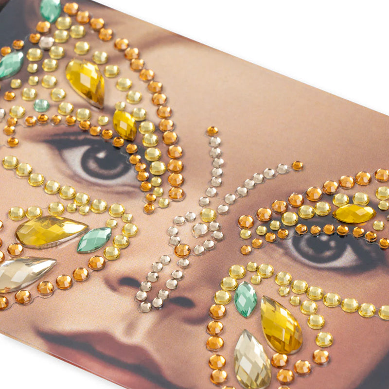 glitzernder Gesichtsschmuck "Schmetterling", lemonade