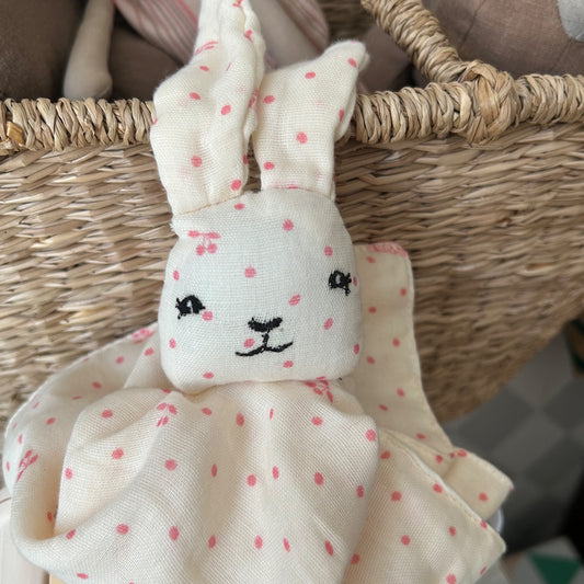 Kuscheltuch "Hase", cherry Konges Slojd