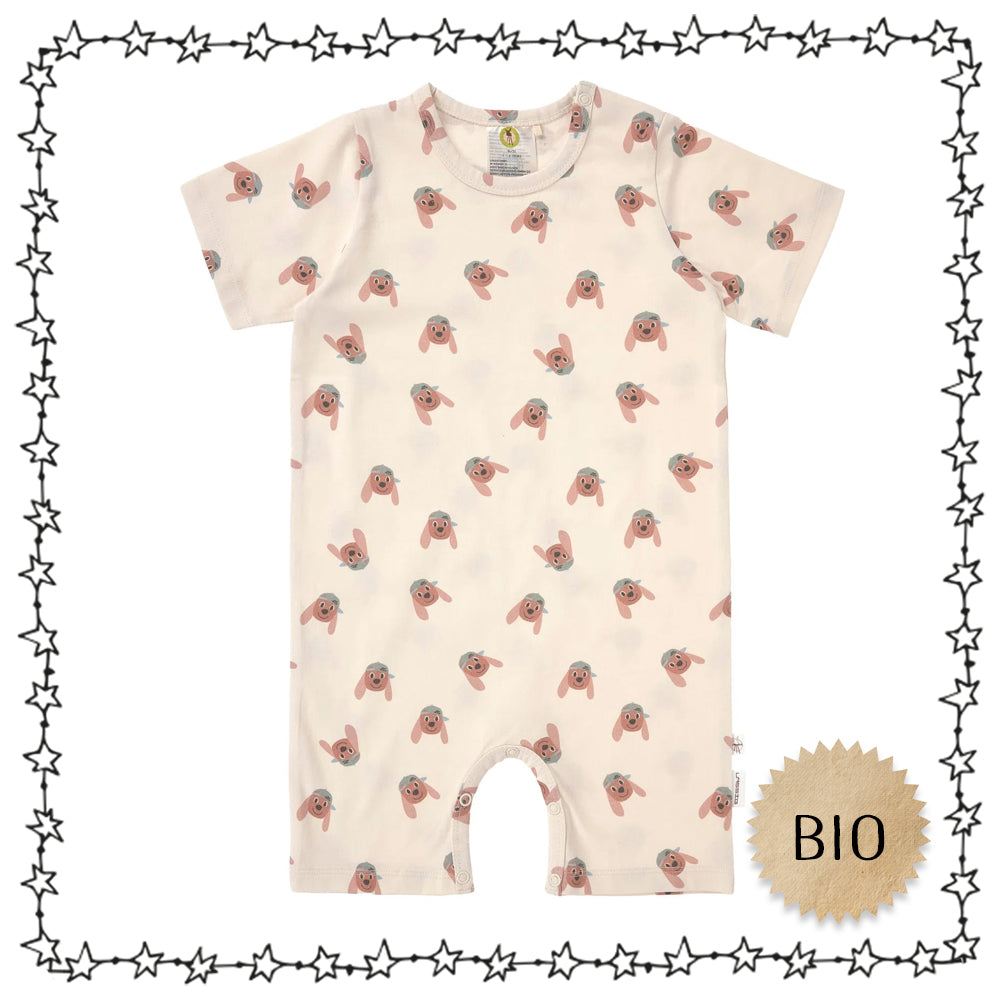 Baby Onsie / kurzer Strampler "Humde" Lössig
