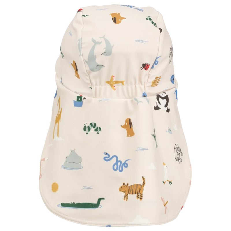 Liewood UV Sonnenhut Baby "around the world" mit Tieren