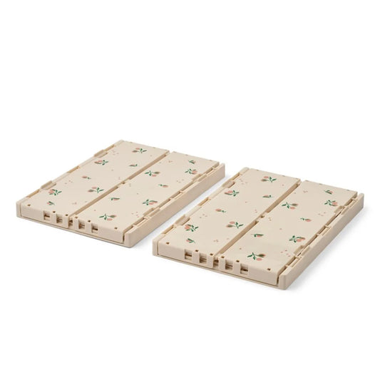 stapelbare Aufbewahrungsbox, Weston M, 2er Set "peach"