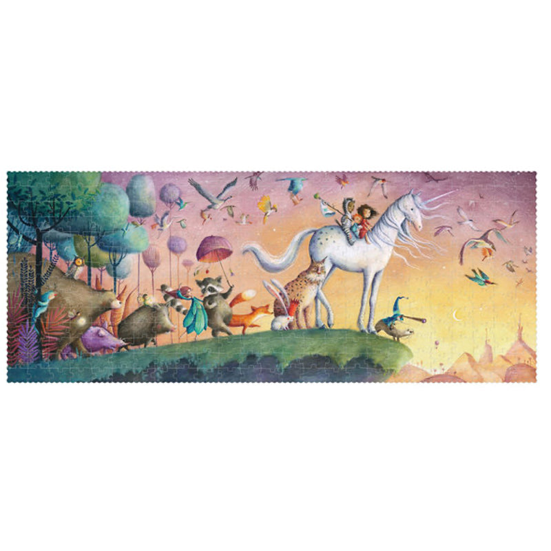 glitzerndes Puzzle "Einhorn", 350 Teile
