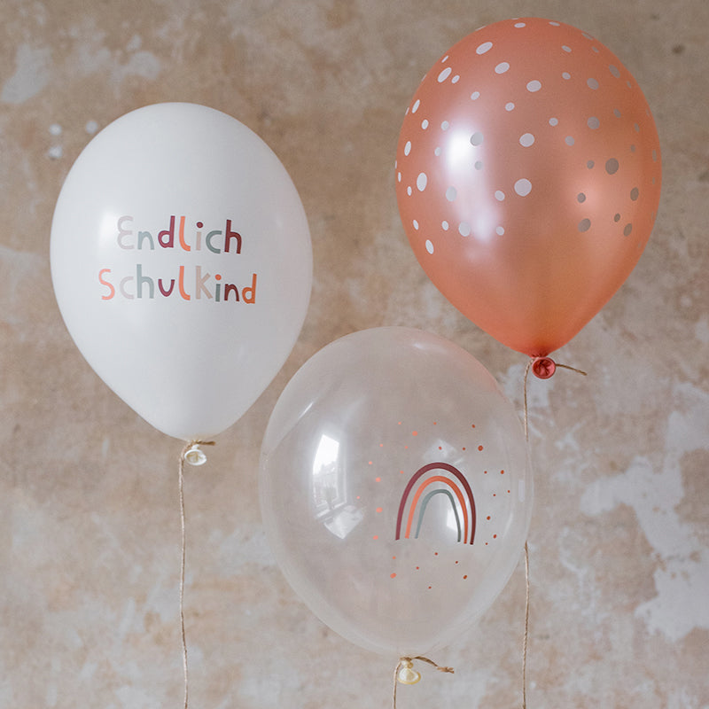 Luftballon-Set "Endlich Schulkind", 12 Stück
