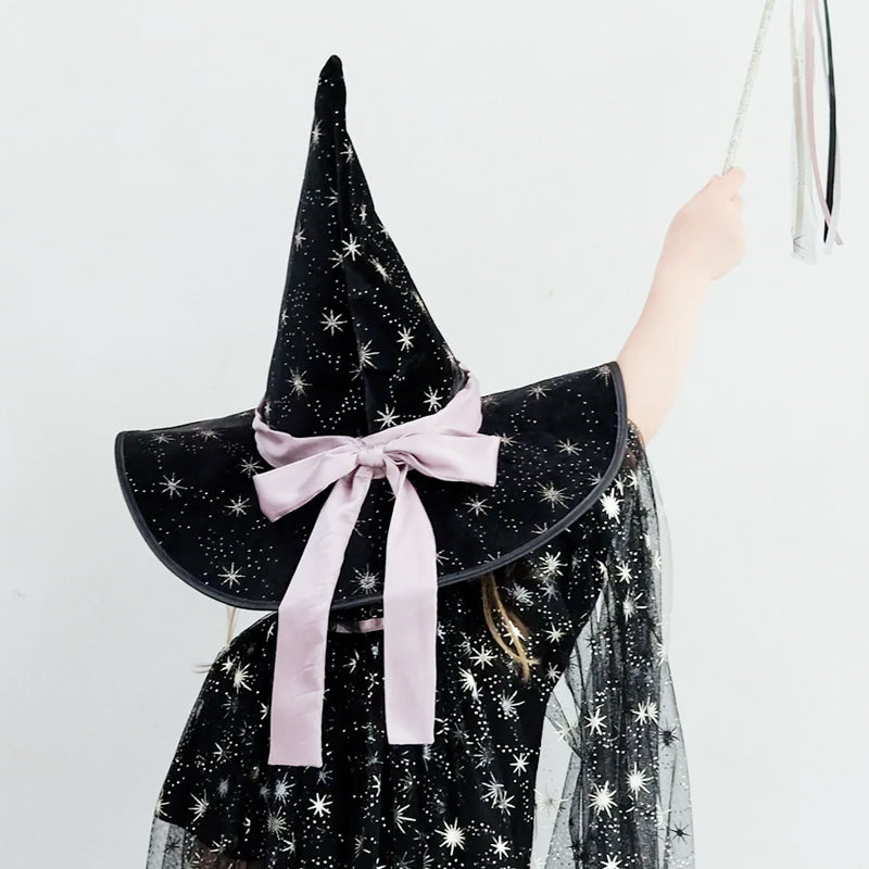 schöner Hexenhut / Zaubererhut "Agatha"