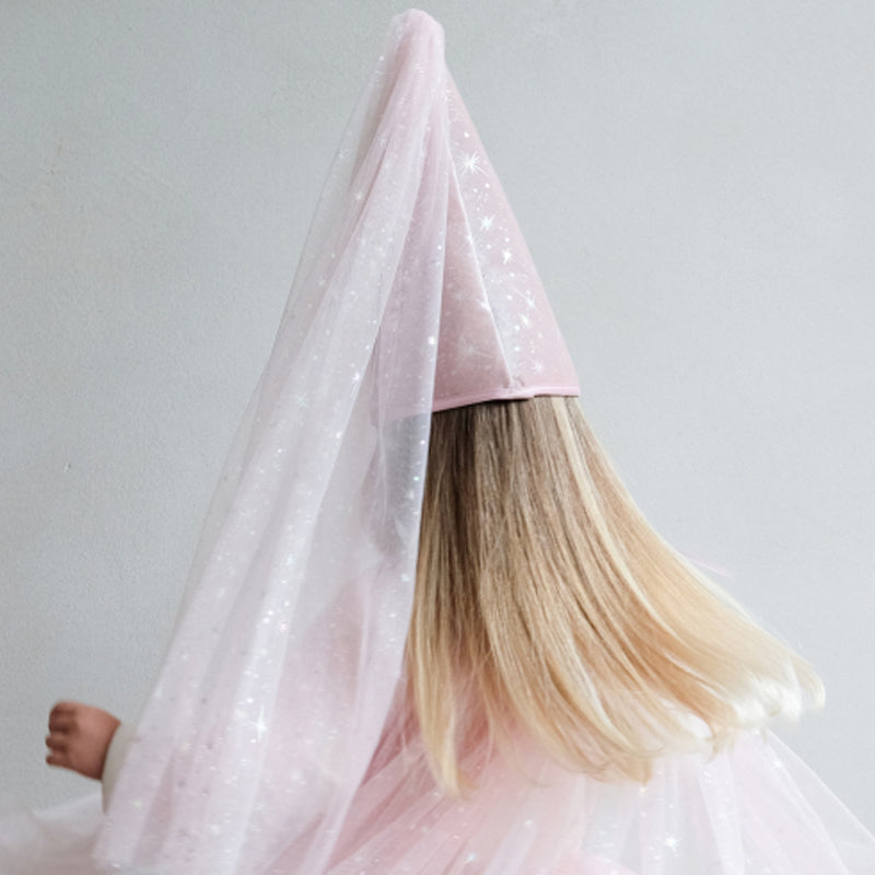 Hut mit Schleier, Samt