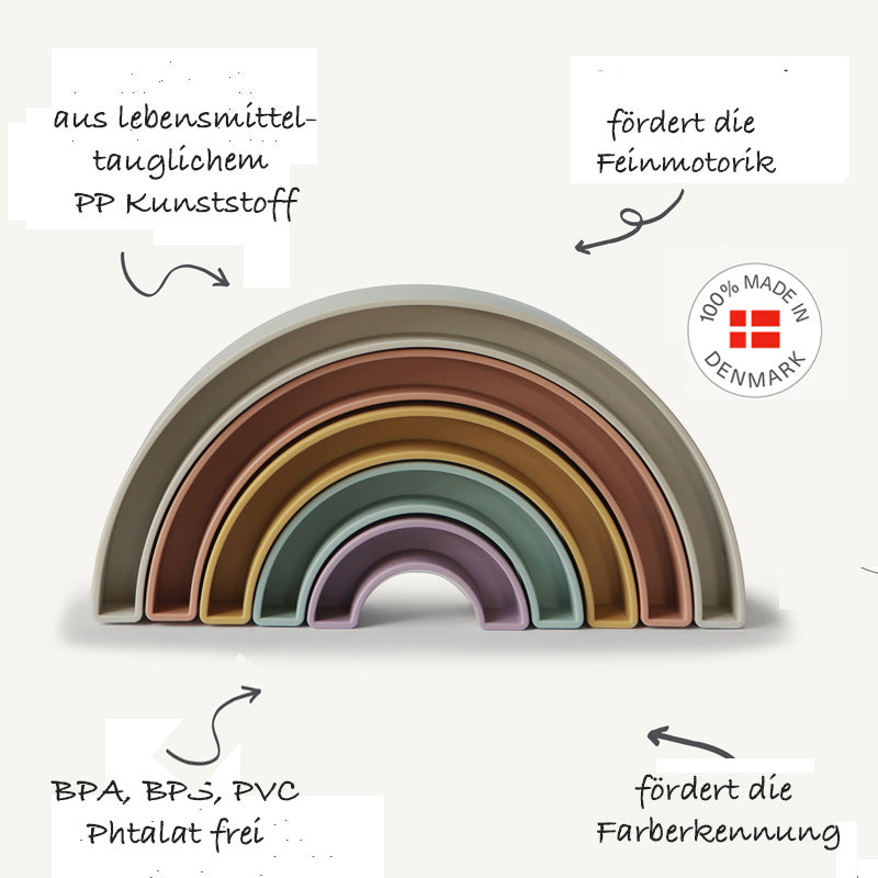 Stapelspiel "Regenbogen"