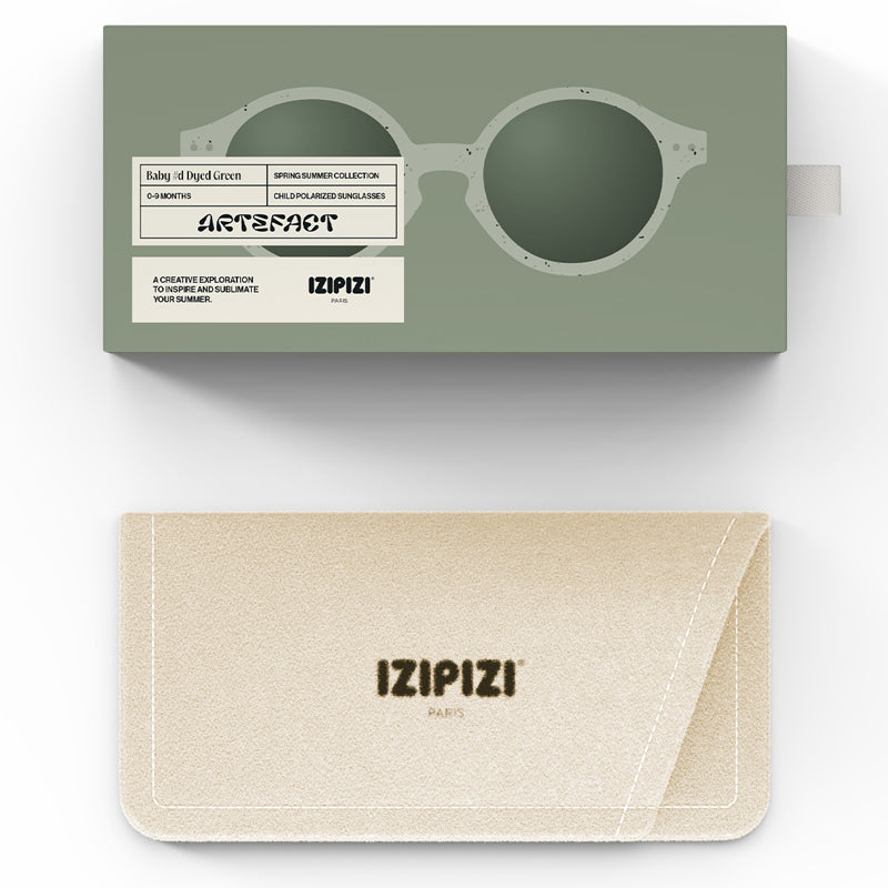 Sonnenbrille Baby "dyed green", 0-9 Monate