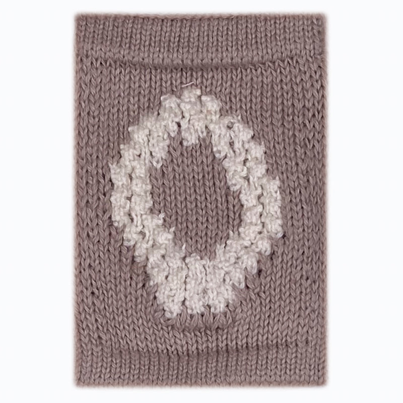 Buchstaben Girlande, beige-braun