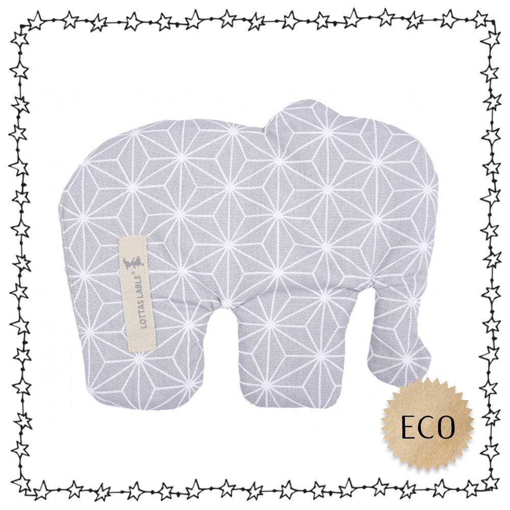 Körnerkissen "Elefant", stone green