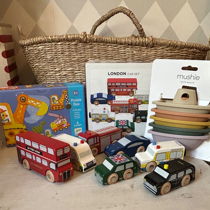 Adventskalender 2 Jahre mit Fahrzeugen und Booten