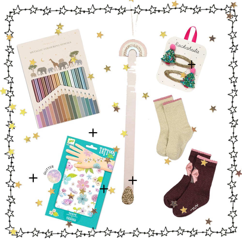 Adventskalender-Set "Glitzer" für 3 - 7 Jahre