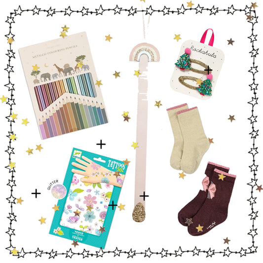 Adventskalender-Set "Glitzer" für 3 - 7 Jahre