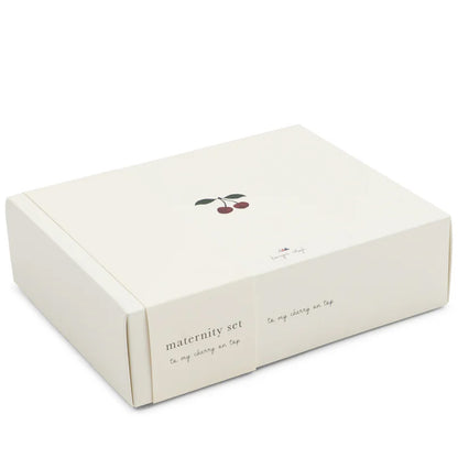 Baby Geschenk-Set  "cherry", Biobaumwolle