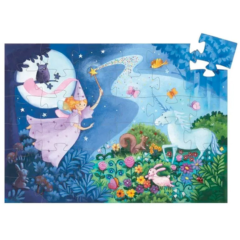 Puzzle "Die Fee und das Einhorn", 36 Teile