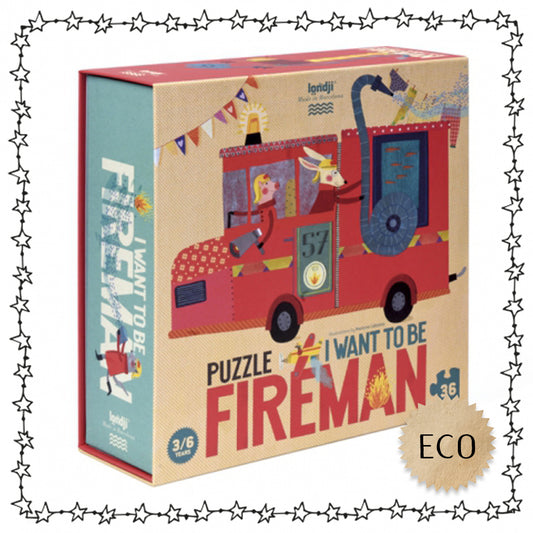 schönes Puzzle "Feuerwehr", 36 Teile