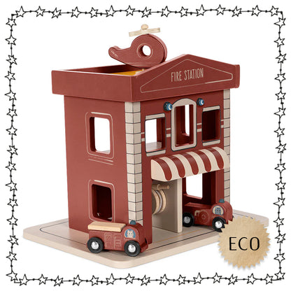 Feuerwehr Station, Holz