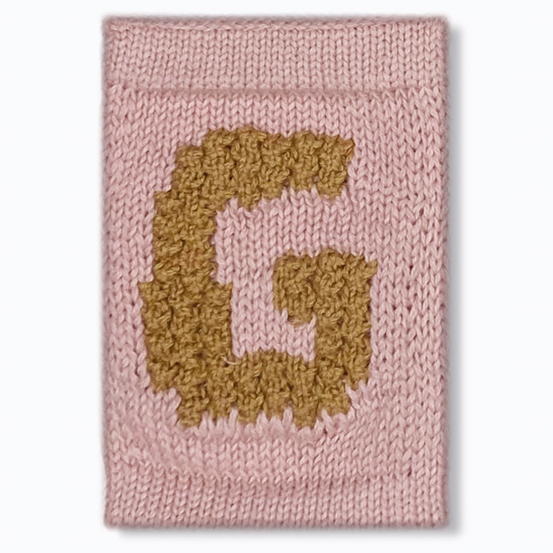 Buchstaben Girlande, rosé-mauve