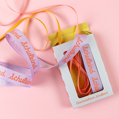 Geschenkband "Schulkind", diverse Farben