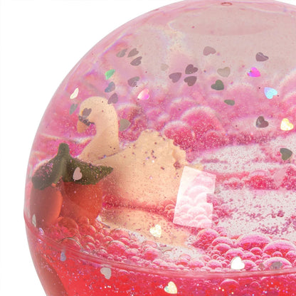 Glitzerball Cherry zum Schütteln und Beobachten