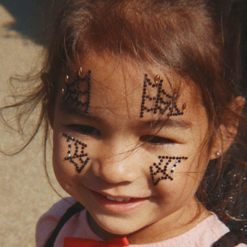 glitzernder Gesichtsschmuck "Halloween"
