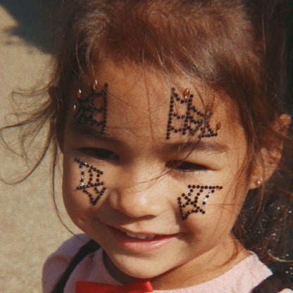 glitzernder Gesichtsschmuck "Halloween"