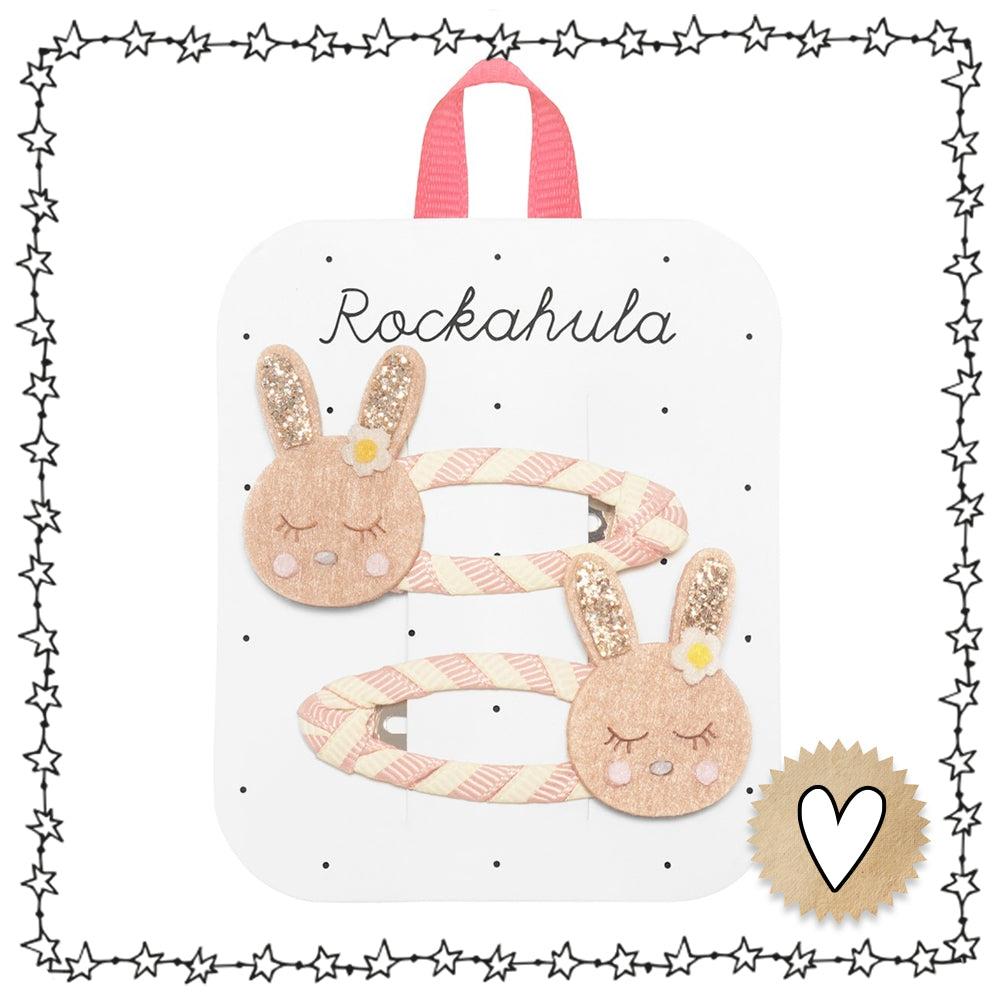 glitzernde Haarspangen "Hase"