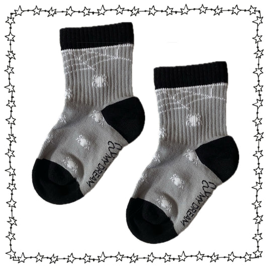 Halloween Socken "Spinne", glow in the dark