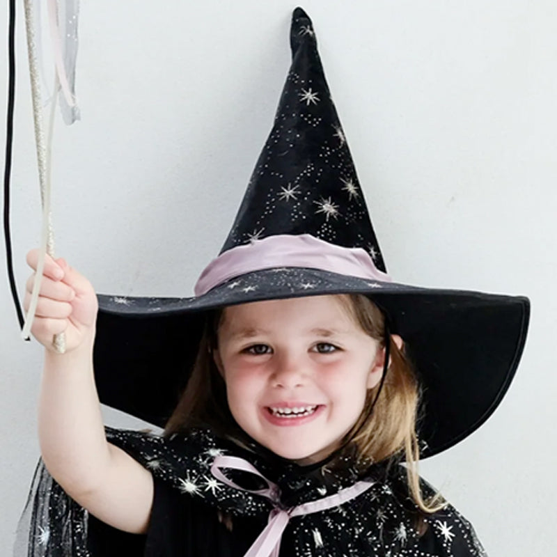 schöner Hexenhut / Zaubererhut "Agatha"