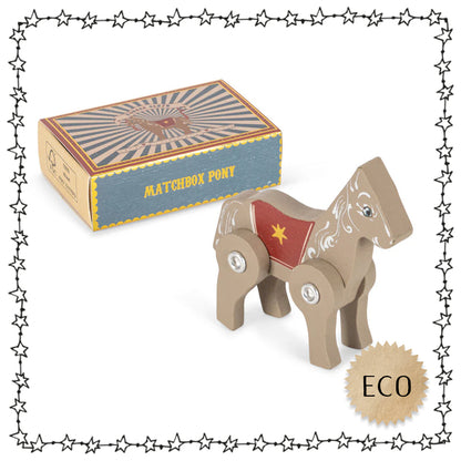 Mini Holzter in Schachtel "Pferd"