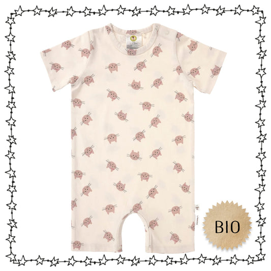 Baby Onsie / kurzer Strampler "Katze"