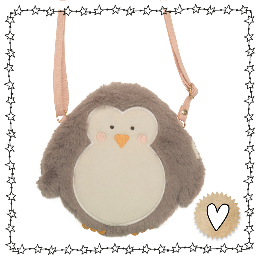 flauschige Kindertasche "Pinguin"