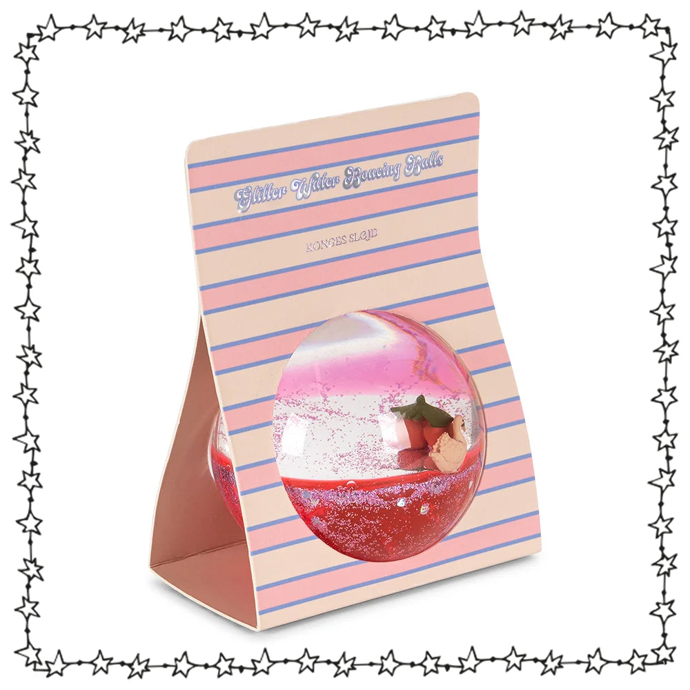 Glitzerball "cherry", Schwan