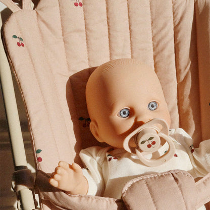 hochwertiger Puppenbuggy mit Tasche "cherry"