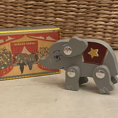 Mini Holztier in Schachtel "Elefant"