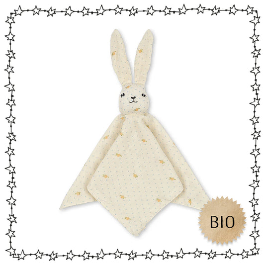 Kuscheltuch "Hase", lemon