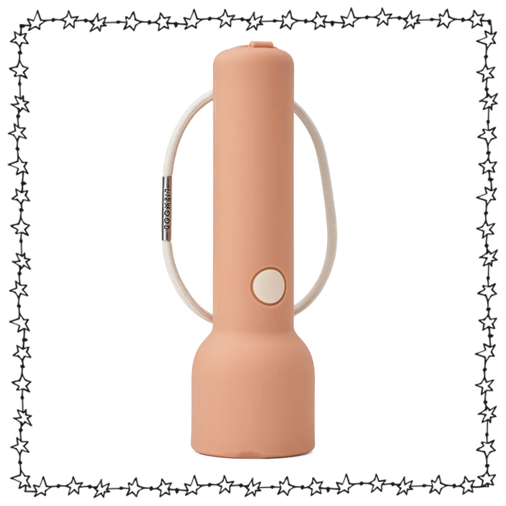 Liewoo Taschenlampe Kinder tuscany rose Silikonehäuse