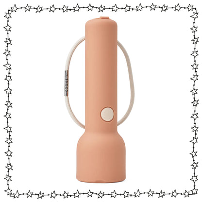 Liewoo Taschenlampe Kinder tuscany rose Silikonehäuse