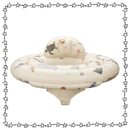 Liewood Baby Schwimmring mit Sitz, Motiv: Meerestiere