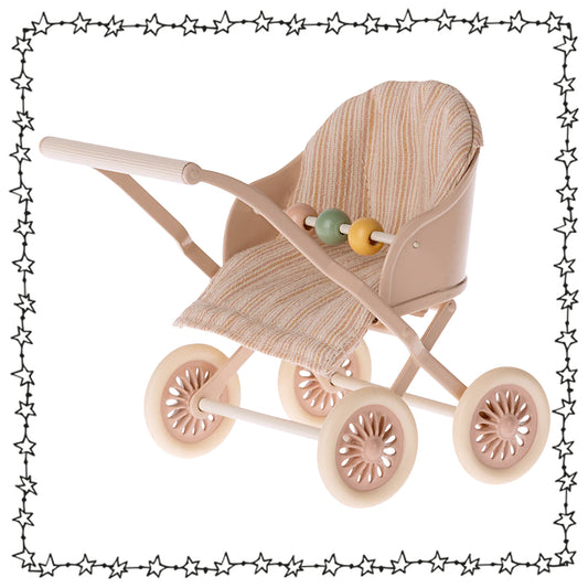 Maileg Kinderwagen, rose