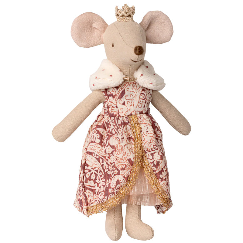 Maileg Queen mit goldener Krone und Umhang – hochwertiges Sammlerstück